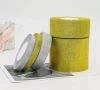 Various sizes of silver and gold glitter ribbon gift ribbon factory wholesale high quality