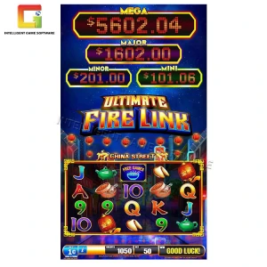 Very Popular Model Fire Link Slot Game Machine RUE ROYALE Slot Machine Buttons Game