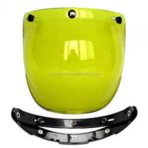 Vintage Motorcycle Helmet Visor casco Parts motor bike Bubble Shield Mask with peak BV01