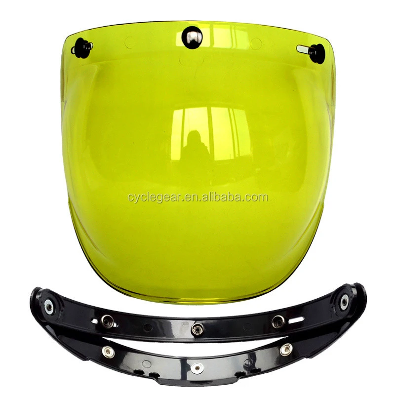Vintage Motorcycle Helmet Visor casco Parts motor bike Bubble Shield Mask with peak BV01
