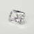 Import VVS Excellent cut Rectangle Loose Moissanite Diamond Stones from China