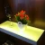 Import Wall mount type tempered glass flat shelf with colorful LED light from China