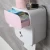 Import Wall mounted plastic tissue dispenser kitchen bathroom toilet roll paper towel holder with tissue box shelf and cover from China