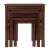 Import Walnut Side Table Set Of 3 Nesting Tables In Dinning Room Or Livingroom from China