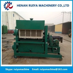 Waste paper recycling small paper egg tray machine/paper egg box making machine price/electrical products paper tray equipment