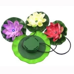Waterproof Solar Power Lotus Float Light Garden Water Pool Lamp Flower LED Light Landscape led light