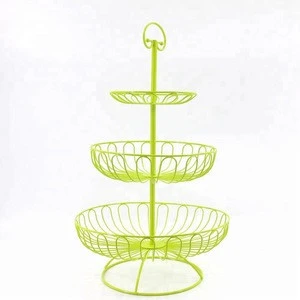 Wedding Party Metal Wire 3 tier ollapsible cake and cupcake stand for Birthday