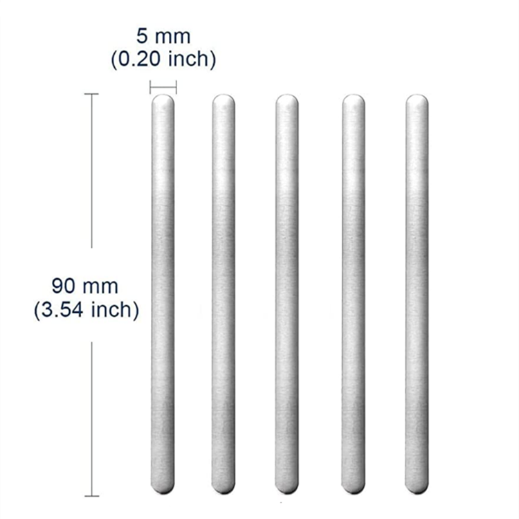 Wedtex Factory Wholesale 5MM Width 90MM Length Aluminum Nose Bridge Wire Nose Clip with Adhesive Tape