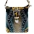 Import Western Messenger Bag Leopard Croco Leather Rhinestone Studded Handbag Buckle Carry Shoulder Purse from China