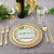 Import White And Gold Lace Design Plastic Dinnerware from China