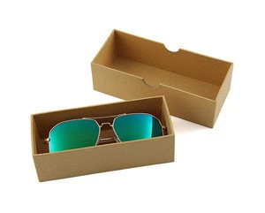 white black hard paper kraft brown paper glasses eyeglasses sunglasses spectacle   gift packing case box case bag