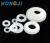 Import White black nylon plastic flat washer Nylon Flat insulation screw washer from China