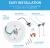 Import White Frame 12 Pack 5/6 Inch Dimmable LED Disk Light 3CCT Flush Mount Recessed Retrofit Ceiling Lights from China