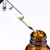 Import wholesale 100ml boston round empty amber glass hair oil dropper bottle from China