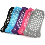 Wholesale 5 Colors Non-slip Pilates Socks Five Toe Yoga Socks
