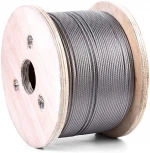 Wholesale 6*7+PP-1.5mm  galvanized steel wire rope cable  500meters