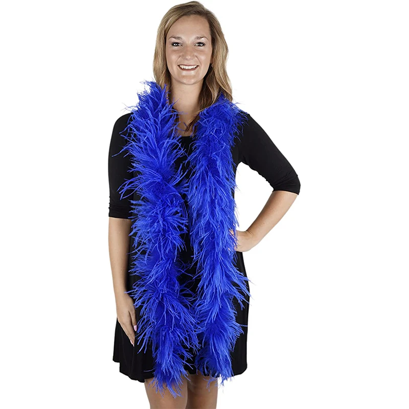 Wholesale Bulk Curly White Ostrich Feather Boa 4 Ply