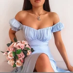 wholesale casual dresses customize logo  women dresses multicolor  and elegant short sleeve loose girls dresses