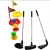 Import Wholesale Children&#39;s Sport Toys 12 pieces Metal Golf Clubs Kids Golf Set from China