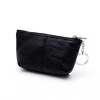 Wholesale Classic leather key ring storage coin purse mini cowhide small coin bag
