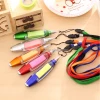Wholesale company school school records plastic light ball pens with sticky note pens