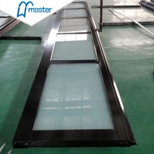 Wholesale Contemporary Frosted Glass Plexiglass Insulated Glass Garage Doors Panels Sale