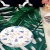 Import Wholesale custom Decorative table runner Creative Digital printing Cotton and linen green table runner from China