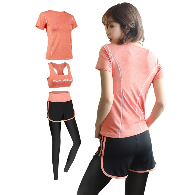 Wholesale custom womens sports fitness yoga clothes sportswear sweat-absorbent and breathable