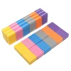 Wholesale customized logo colorful sponge mini nail file high quality factory low price mini buffer sponge nail file