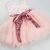 Import Wholesale Fashion Girls Party Dresses Children Cute Pure Color Princess formal Dress Baby Dress Girls with Bow tie from China