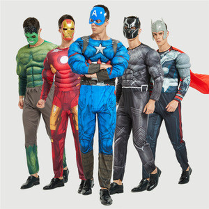 Wholesale halloween super hero American movie comics Black Panther cosplay costumes for kids