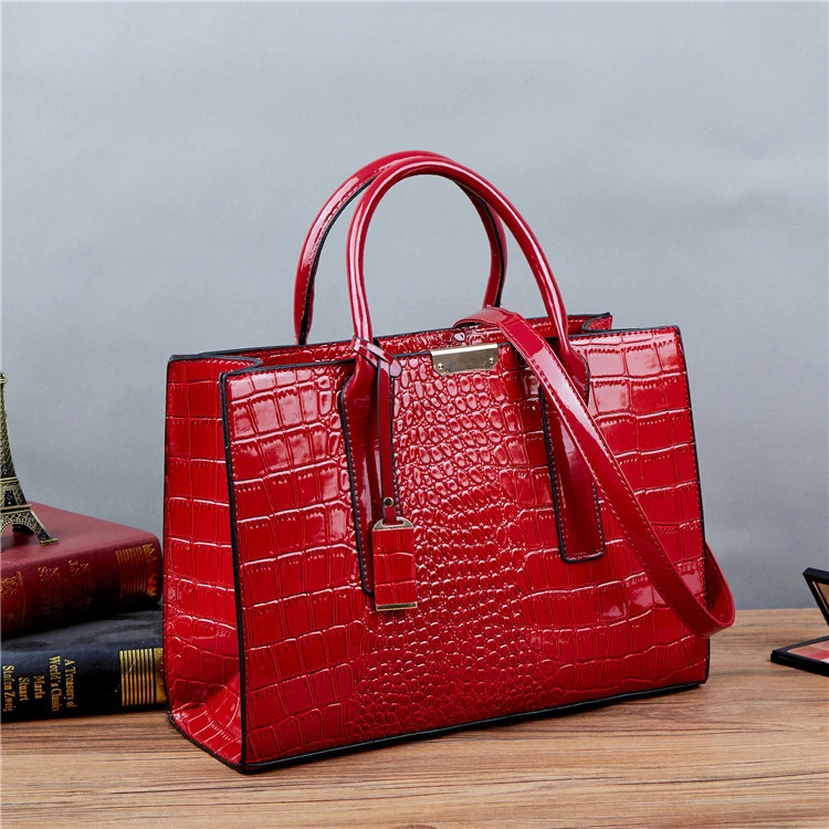 wholesale luxury handbag large leather designer shoulder bag leather handbag