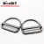 Import Wholesale metal Stainless Steel ring Webbing Keeper Clip 2 D Ring Belt Clip from China
