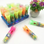 wholesale new toy candy item flashlight halal candy toys