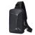 Import Wholesale newest polyester men chest bag USB single shoulder sling bag from China