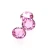 Import Wholesale pink round zircon flat back rose cut cubic zirconia price per carat from China