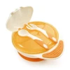 Wholesale safe baby food feeding bowl grade safety suction baby bowls and spoons