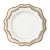 Import Wholesale sky blue Discount Party Luxury Gold ceramic Charger Plate decaled porcelain plate from China