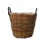 Import Wholesale small flower pot outdoor wicker outdoor tileable basket from China