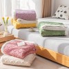Wholesale Solid Color Thickened Jacquard Blanket