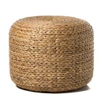 Wholesale water hyacinth stool ottoman