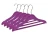 Import Winsun Purple Customized Wooden Hanger with Bar and Perfectly-Cut Notches from China