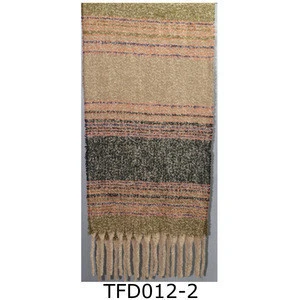 Winter fashionable knitting wholesale acrylic scarf shawl