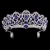 WJHG-191008 European Red Green Blue Crystal Big Crown Headwear Bridal Wedding Hair Accessories Jewelry Tiaras Princess Crowns