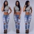 Import women hole sexy pencil new summer jeans pants trousers ladies fashion cotton jeans pent new style design Clothes from China