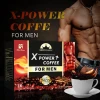 X Vitality energy Man Power Coffee OEM Natural Peruvian Black Maca Healthcare Supplement booster Herbal coffee for men