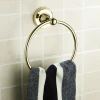 X16130D Gold Color Brass Towel Ring