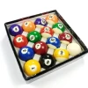 xmlivet cheap complete full set Billiards Pool cue balls  Resin colorful durable 57.25mm Nine-Ball Cue Balls