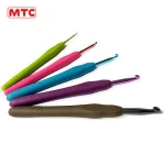 yiwu wholesale  crochet hook aluminum knitting needle 2mm-6mm