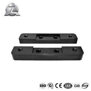 ZJD-VA6018 black c-beam riser plates for v slot rail